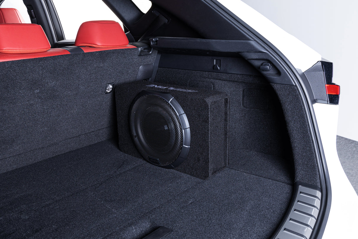 Alpine PWV-SB12 12" BassRev™ Powered Shallow Subwoofer Enclosure with OPTIM™ Sync Technology