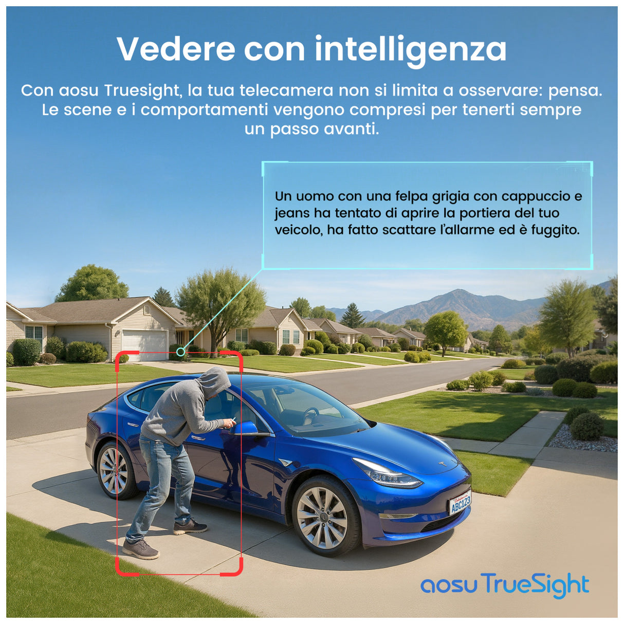 Aosu Outdoor 8M AI 3 Solar Camera + 1TB HomeCortex