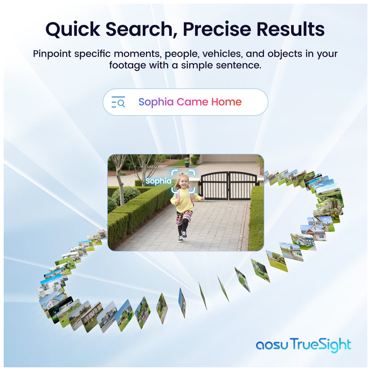 Aosu Outdoor 8MP AI 5 Solar Camera + 1TB HomeCortex