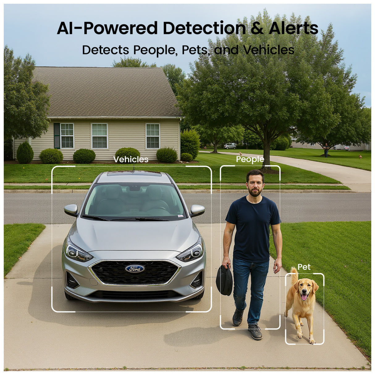 Aosu Outdoor 8MP AI 5 Solar Camera + 1TB HomeCortex