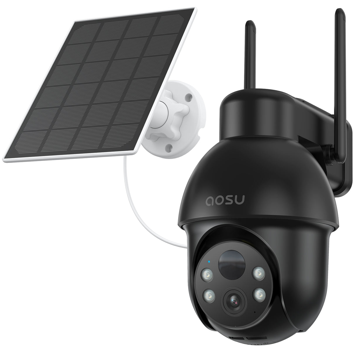 Aosu 5MP Outdoor Security Camera with Solar Panel