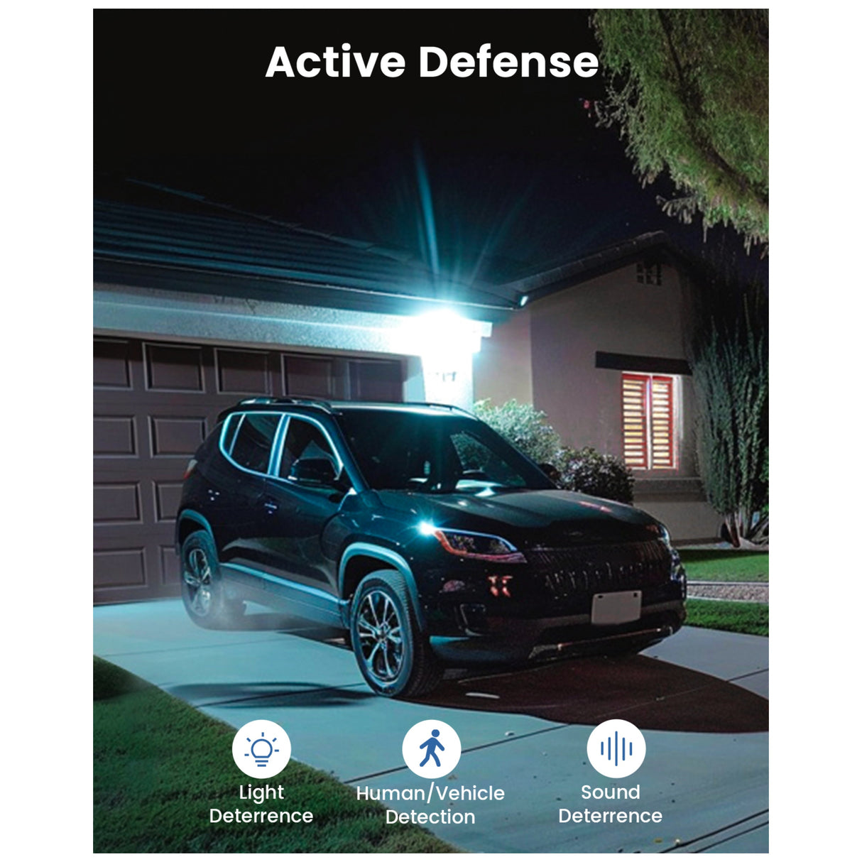 Aosu 5MP Outdoor Security Camera with Solar Panel