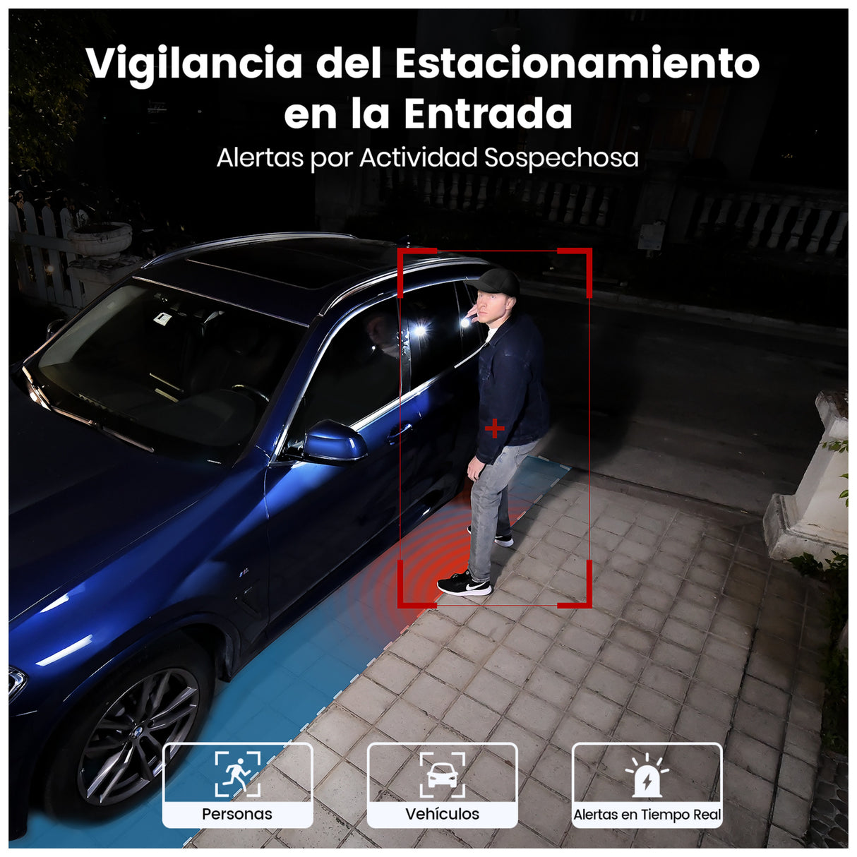 Aosu Outdoor Camera plus Floodlight with Solar Panel