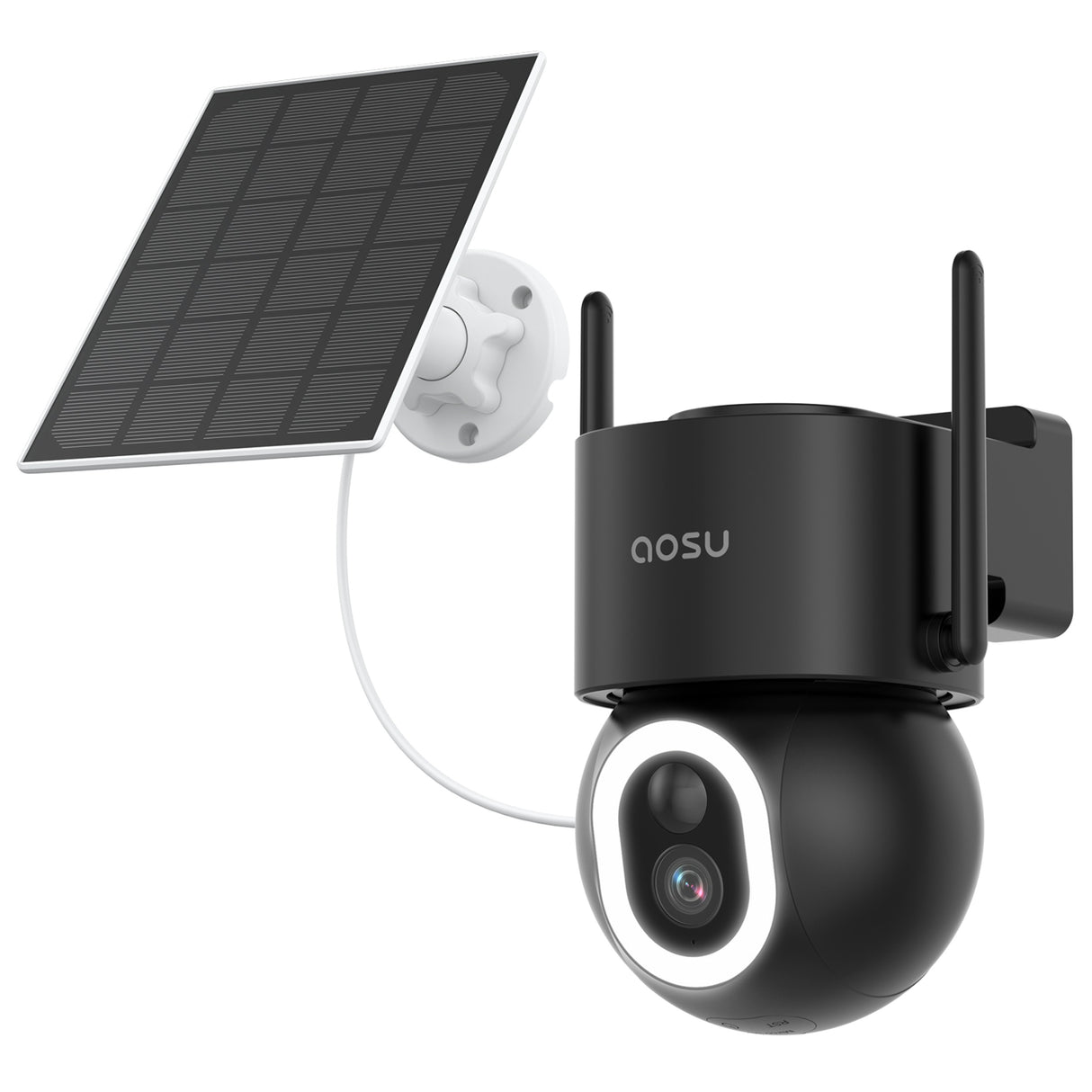 Aosu Outdoor Camera plus Floodlight with Solar Panel