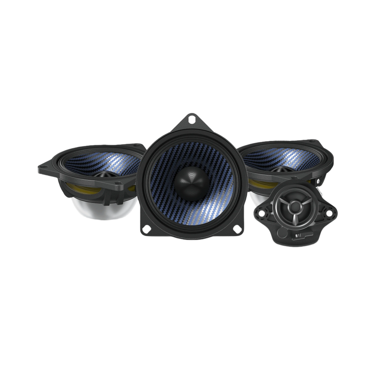 Alpine EV-40M-T 4" Front Dash Speaker Upgrade Kit for 2017-24 Tesla Model 3 & 2020-24 Tesla Model Y