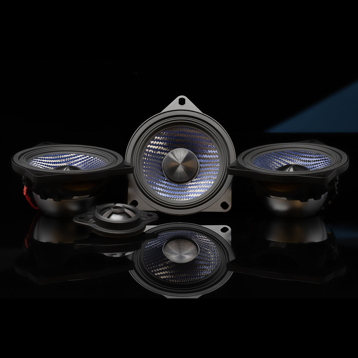 Alpine EV-40M-T 4" Front Dash Speaker Upgrade Kit for 2017-24 Tesla Model 3 & 2020-24 Tesla Model Y