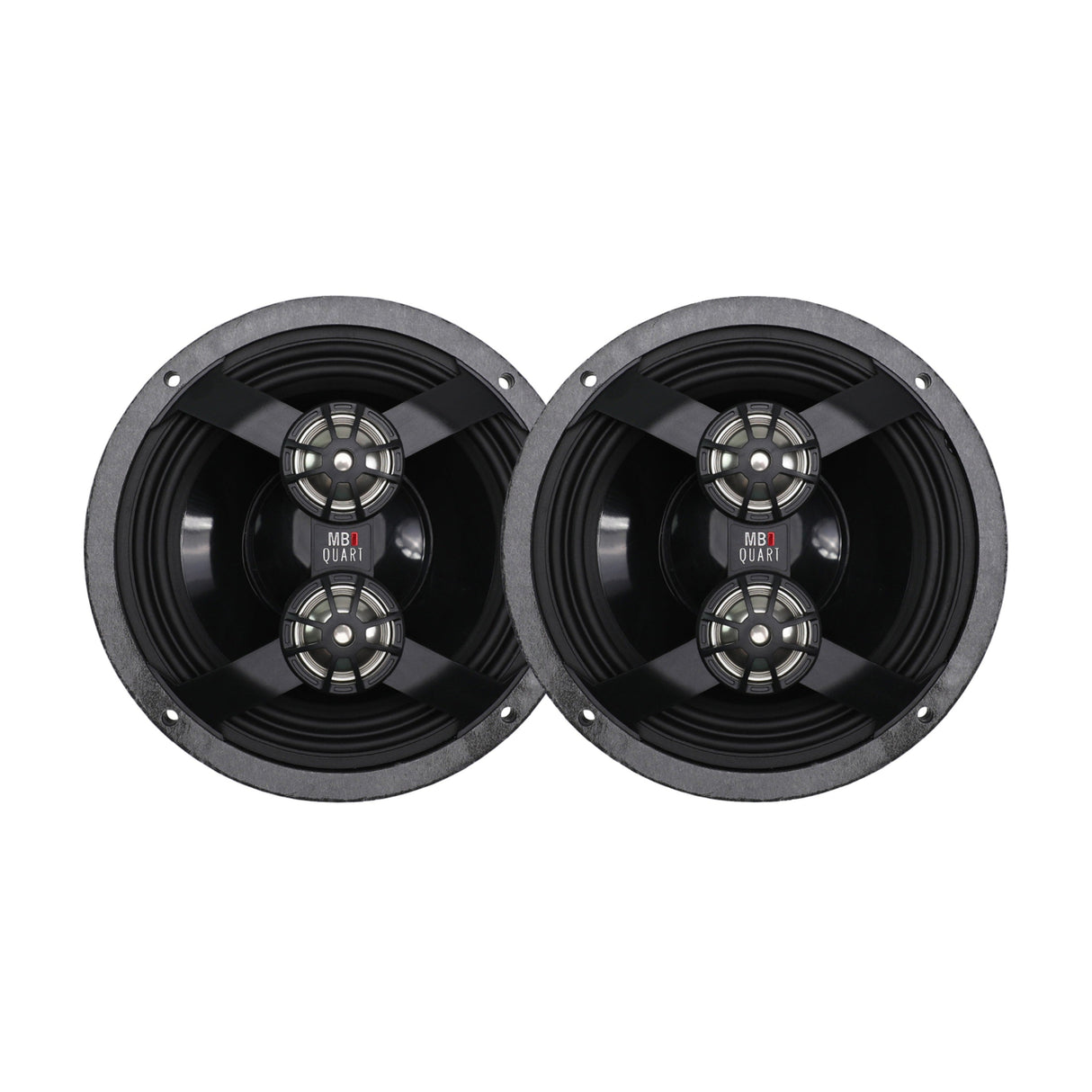 MB Quart HC1-116DT 6.5" 3-Way 2 Ohm Coaxial Speaker System for Harley-Davidson - Directly Upgrades the Front Speakers.