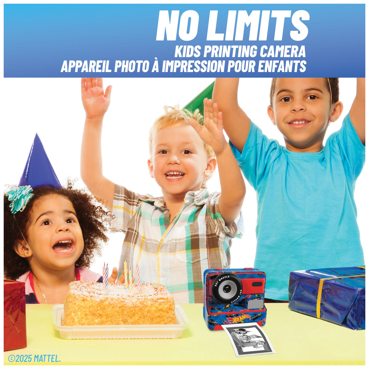Hot Wheels No Limits Kids Printing Camera