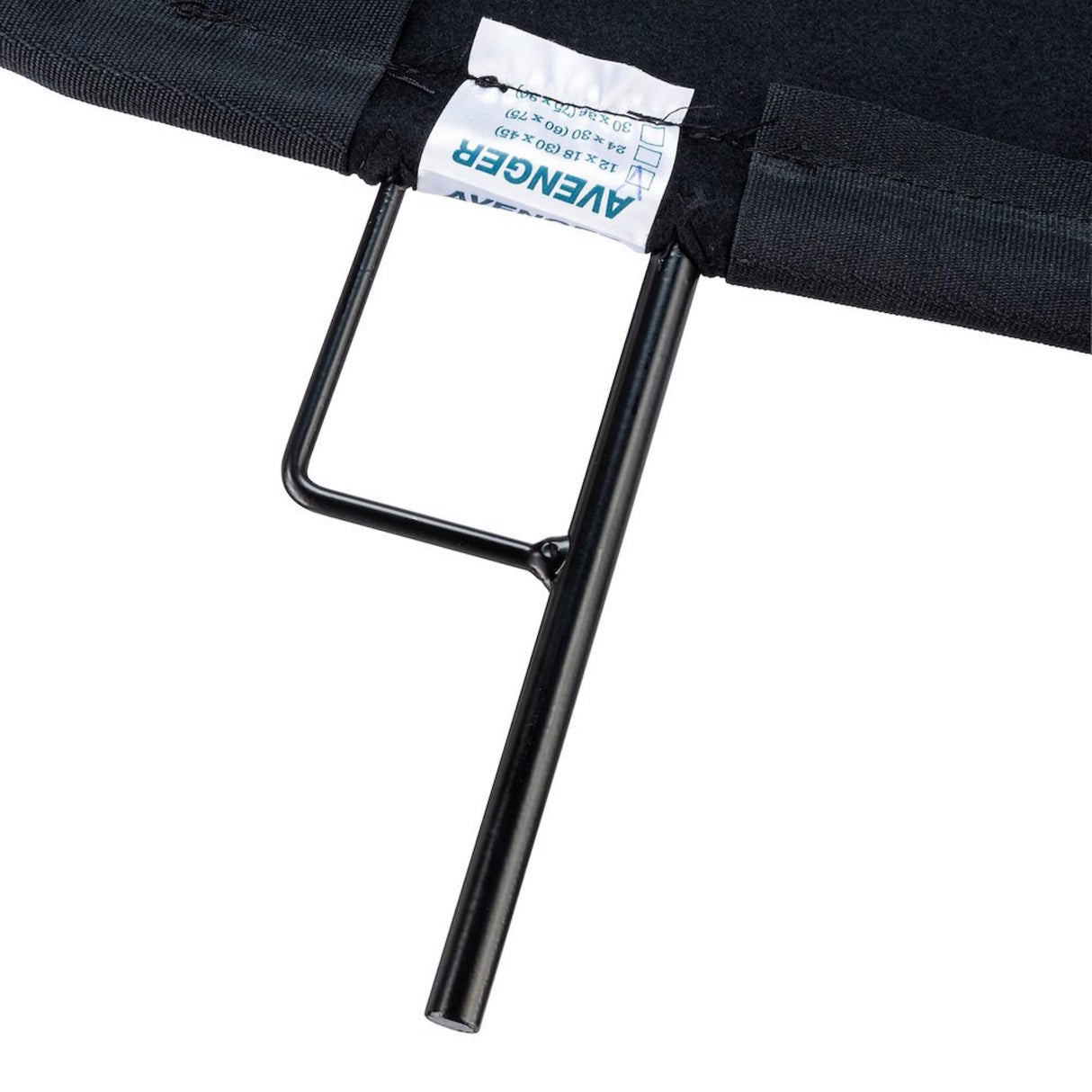 Avenger 12in x 18In Solid Black Flag