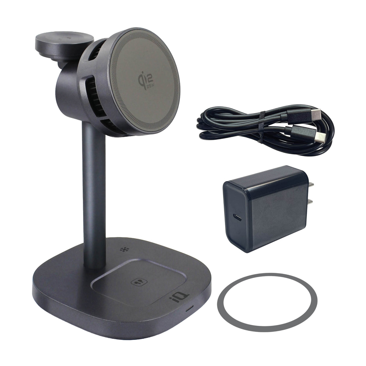 iQ 3-in-1 Qi 25W MagSafe Wireless Charging Stand