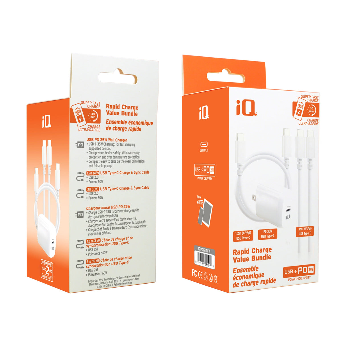 iQ Rapid Charging USB-C PD Value Bundle