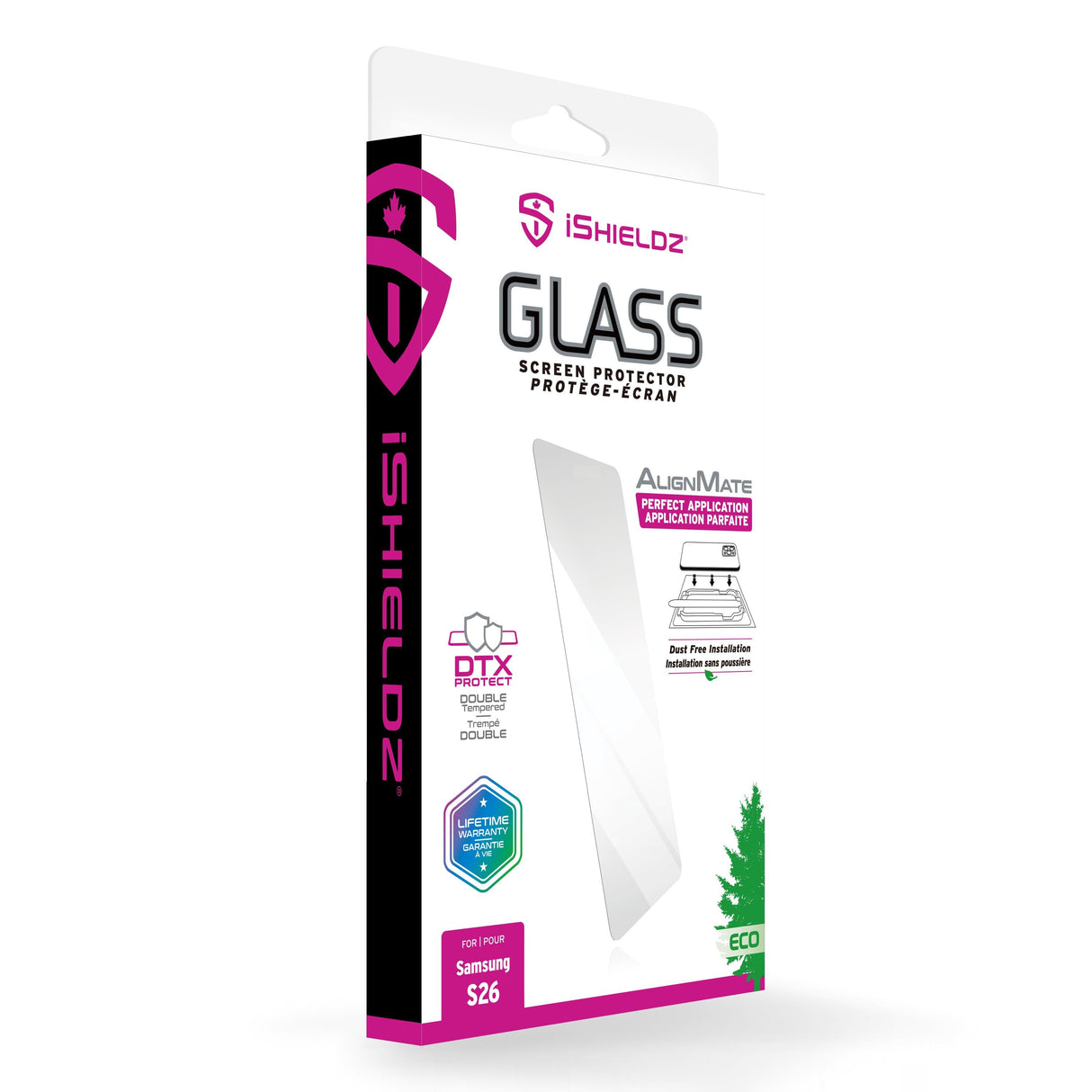 iShieldz AlignMate DTX Glass Screen Protector for Samsung Galaxy