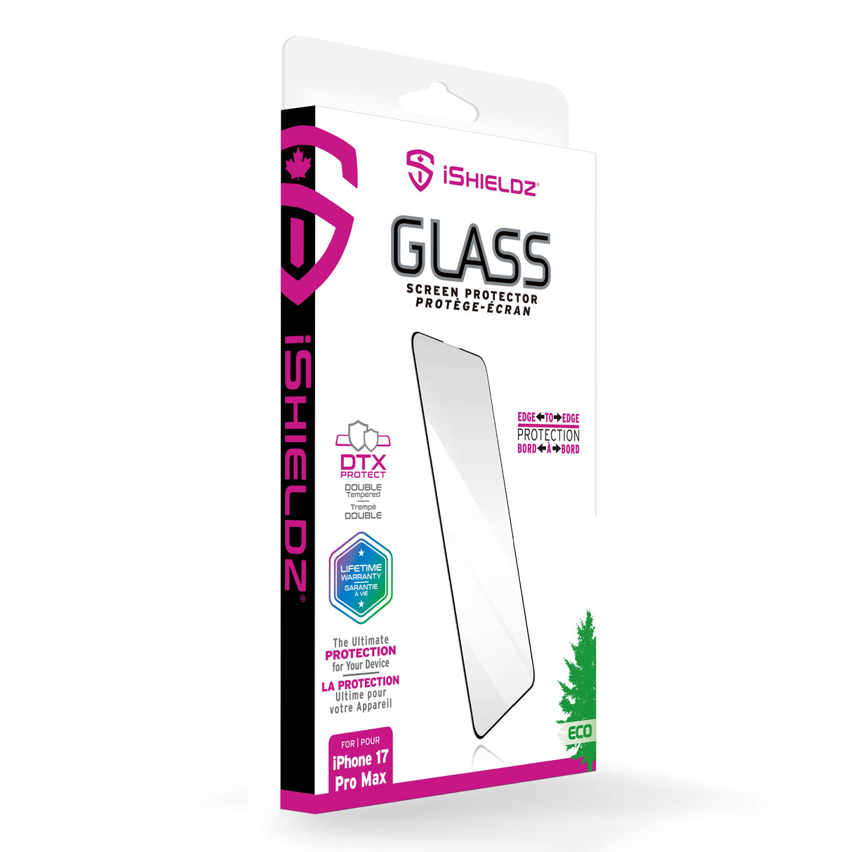 iShieldz Edge-to-Edge DTX Glass Screen Protector for Apple iPhone