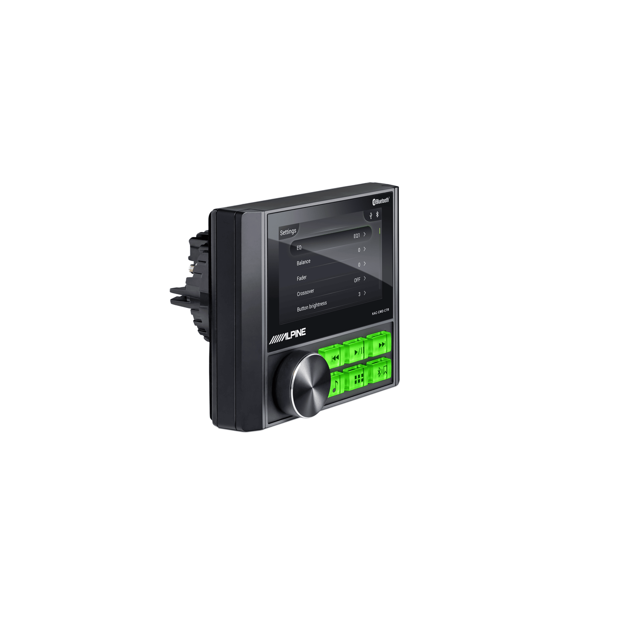 Alpine KAC-CMD-CTR 4.3” Weather-Resistant Digital Media Receiver for UTV and Powersports