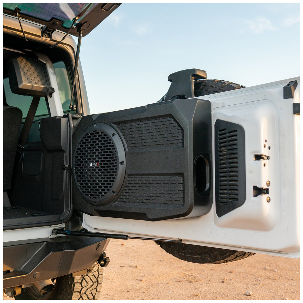 MB Quart MBQBRO-302 Ford Bronco 2021-Current 400 Watt 12-Inch Tailgate Mounted Subwoofer System