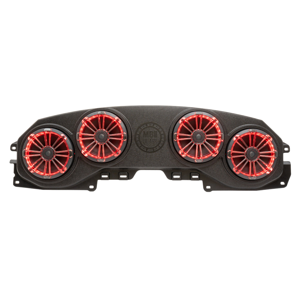 MB Quart MBQJ-48CRGB Jeep¨ Wrangler (JL) / Gladiator (JT) Tuned Rear Soundbar with 8 Inch Coaxial Speakers, Enclosure, and RGB LED Lighting