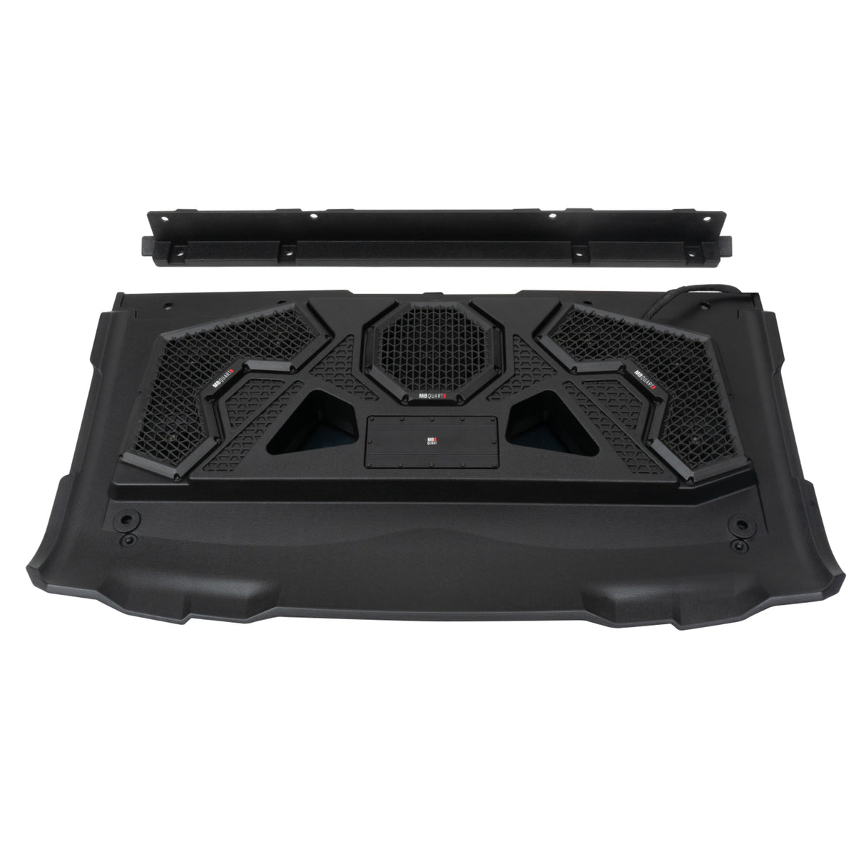 MB Quart MBQRG2-S7R 500-watt Ranger audio roof with a dash-mounted GMR7V1 source unit
