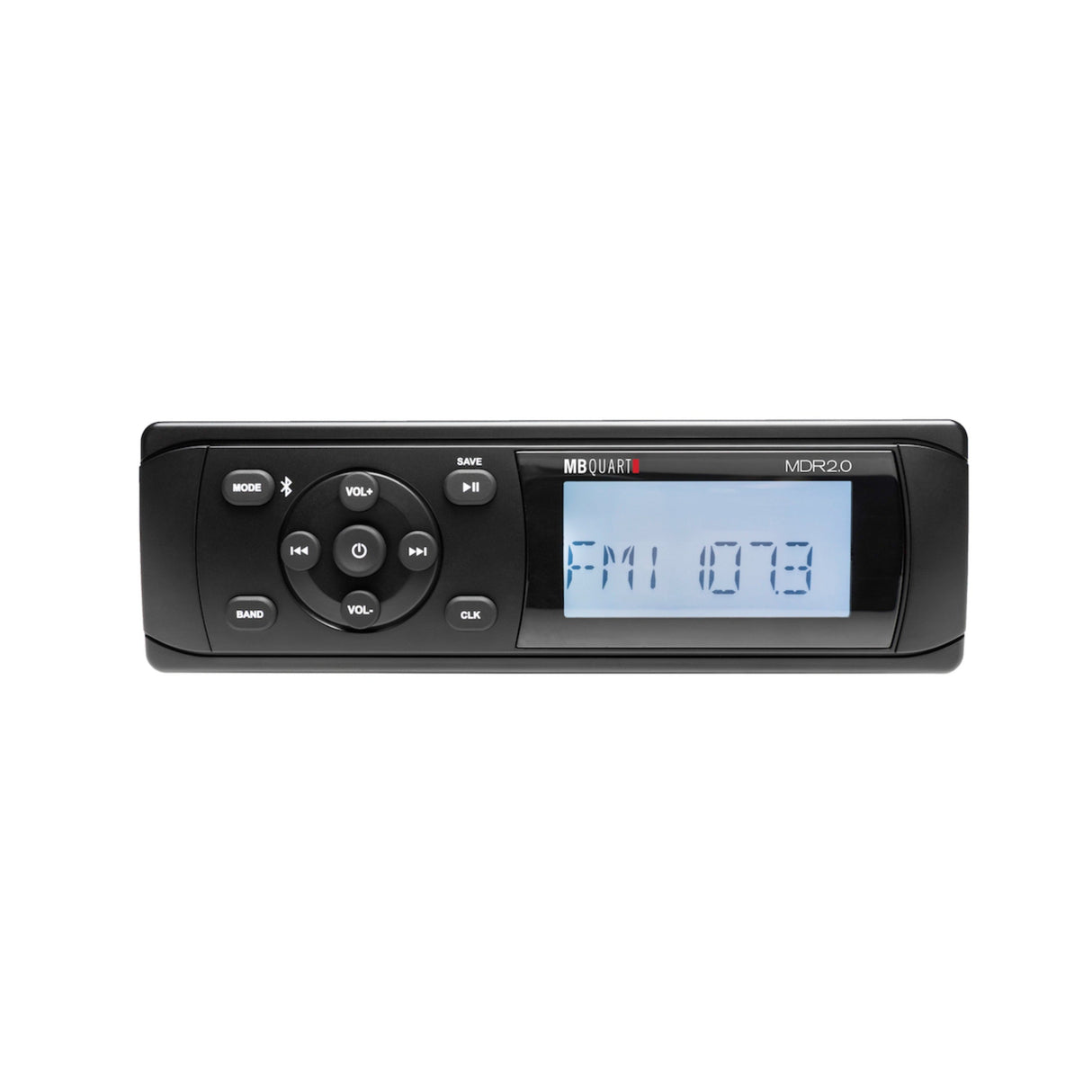 MB Quart MDR2.0 DIN Mount Mechless RV Radio/Source Unit (black)