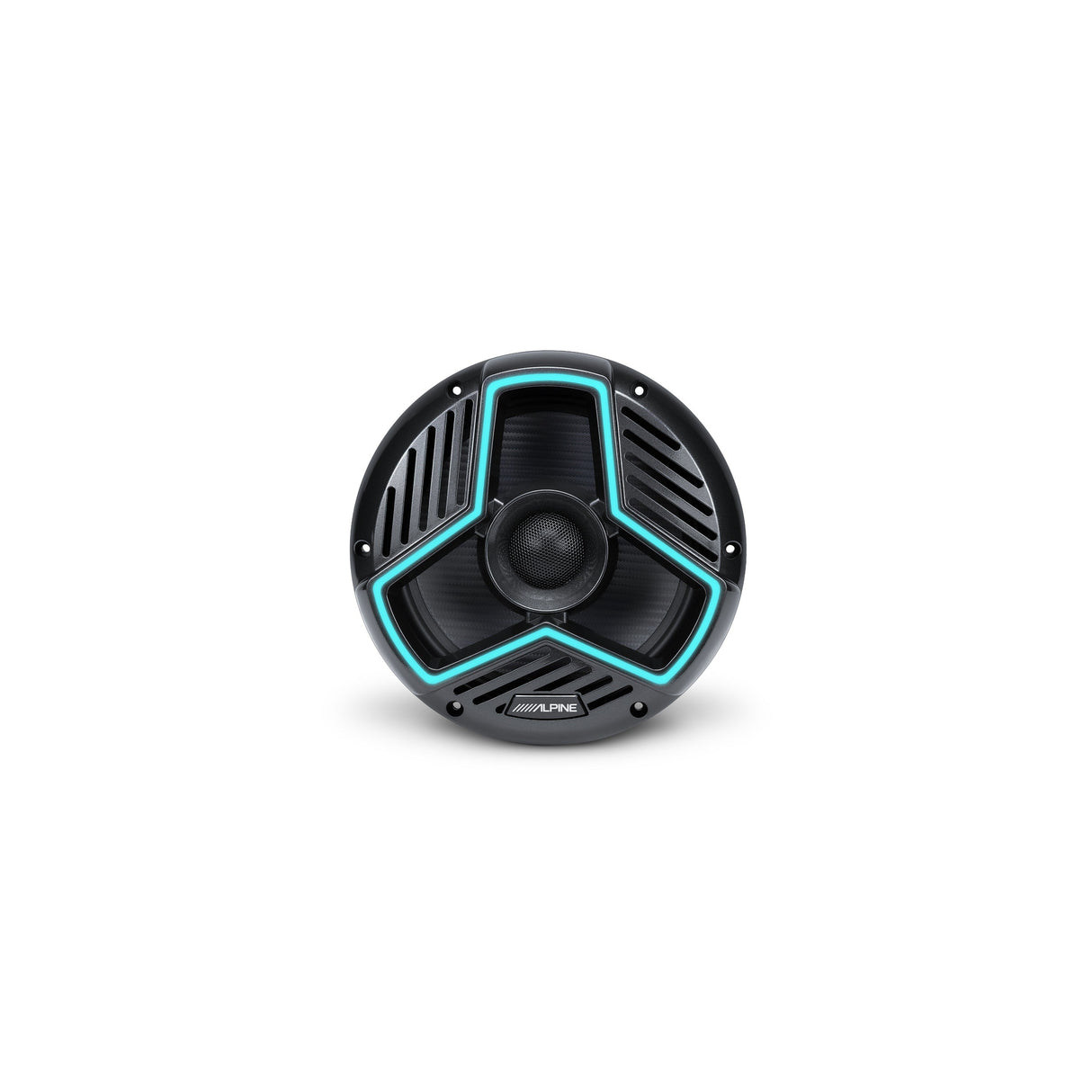 Alpine MRN-S88-L 8.8" Marine Coaxial Speakers with Integrated RGB Lighting and IP66 Waterproof Design