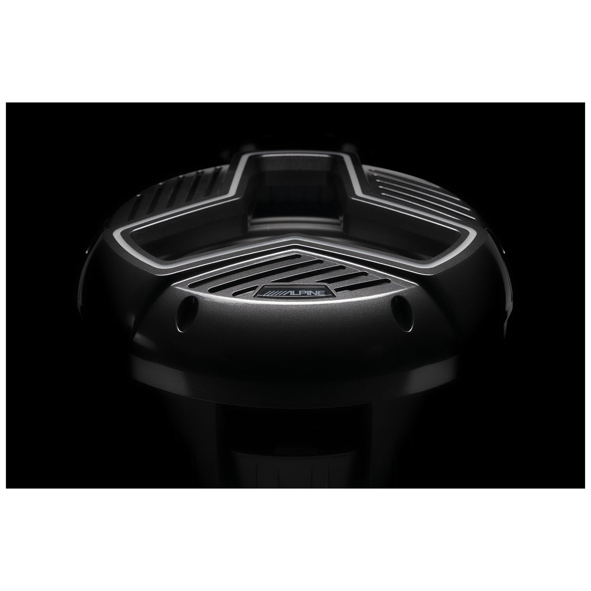 Alpine MRN-W10S4-IB-L 10" Marine Subwoofer with Integrated RGB Lighting and IP66 Waterproof Design