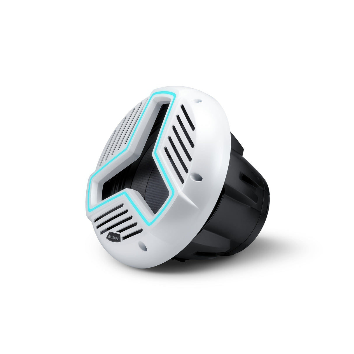 Alpine MRN-W12S4-IB-L 12" Marine Subwoofer with Integrated RGB Lighting and IP66 Waterproof Design