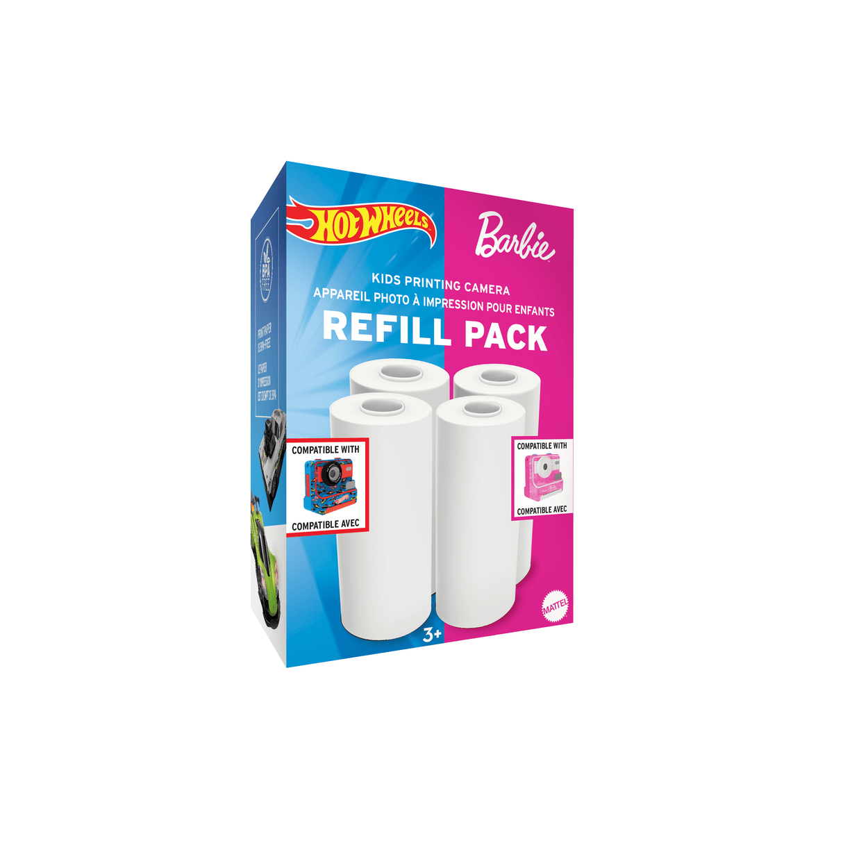 Hot Wheels & Barbie Kids Printing Camera Refill Pack