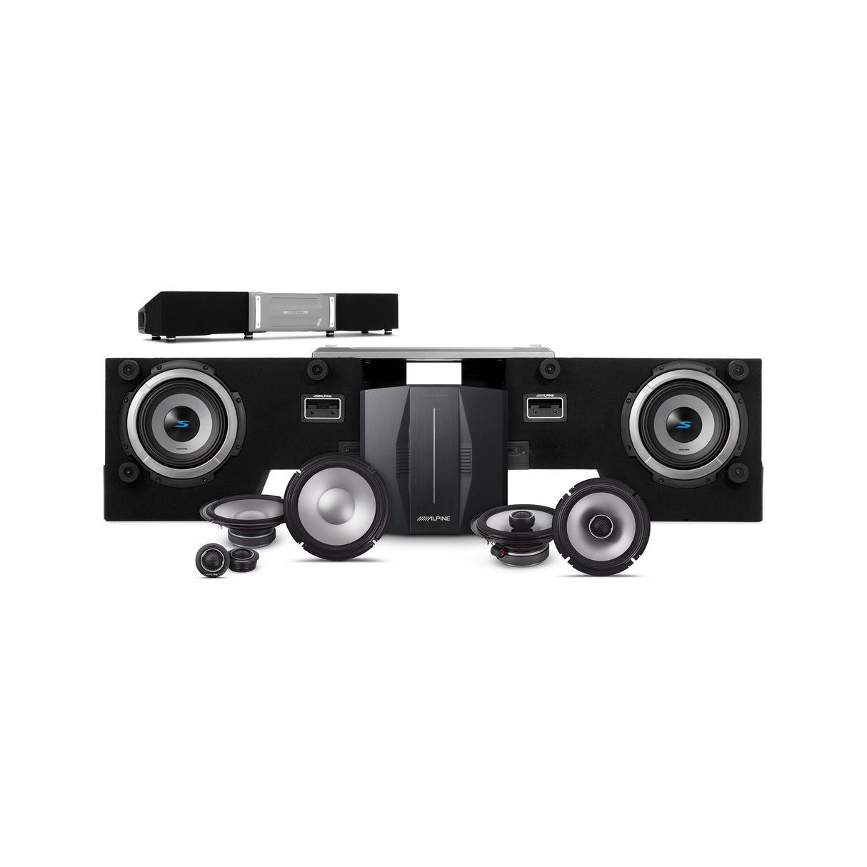 Alpine PSS-23FORD-F150 8-Speaker Premium Sound System Upgrade for 2018-25 Ford F-150 Crew Cab