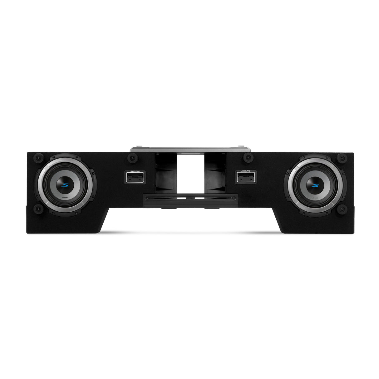 Alpine S2-DB8V-TRK Dual 8" Alpine Halo S-Series Preloaded Truck Subwoofer Enclosure with ProLink