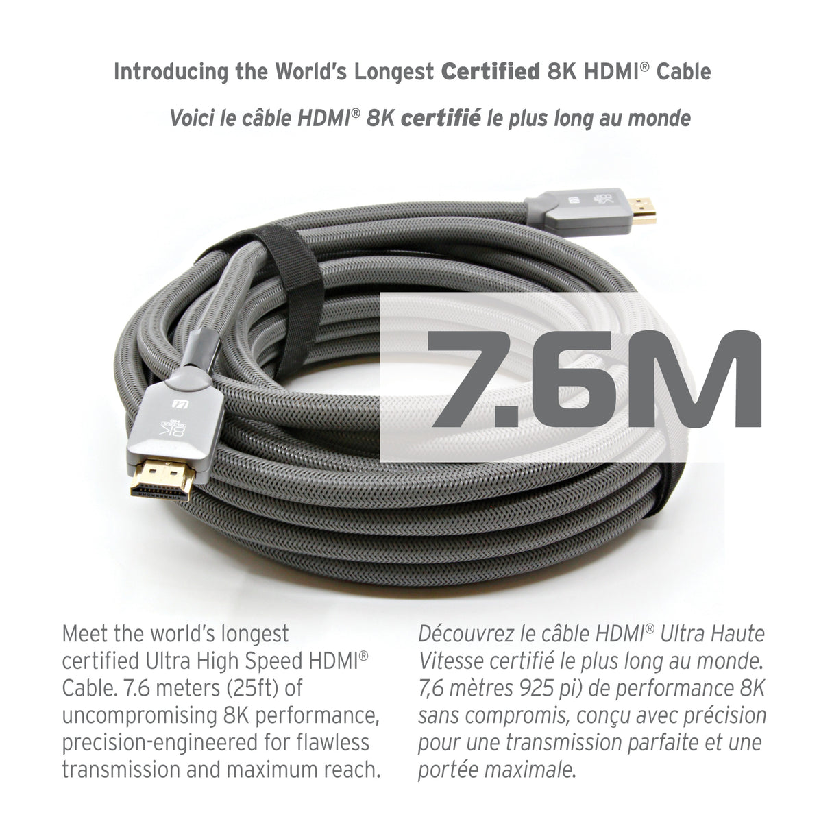 Ultralink Caliber 8K UltraHD HDMI Cable