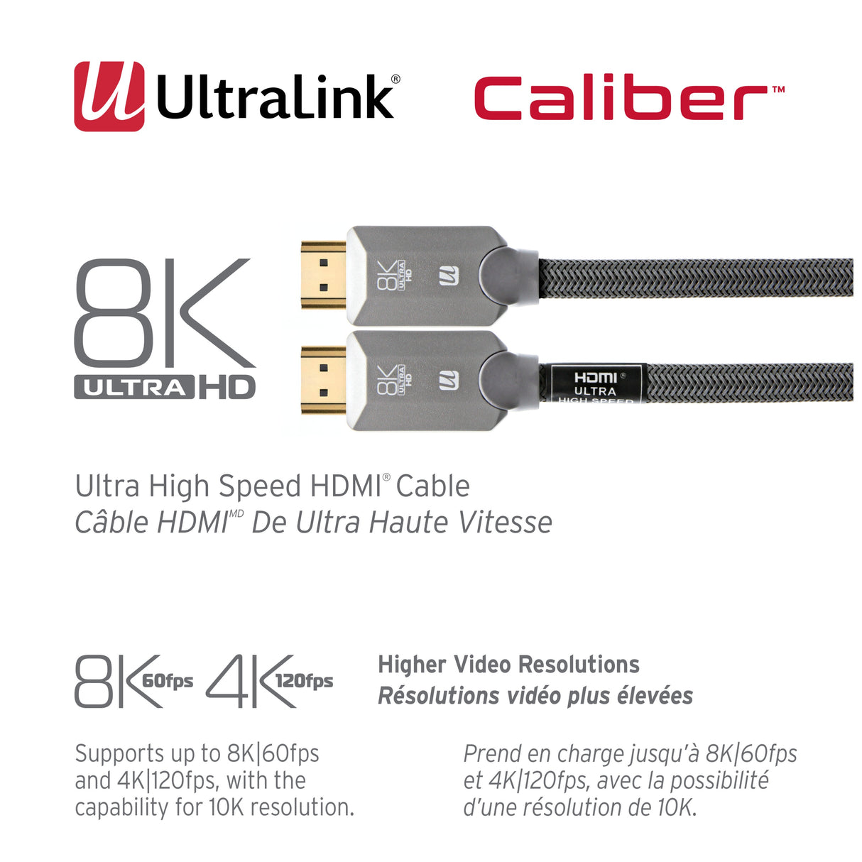 Ultralink Caliber 8K UltraHD HDMI Cable