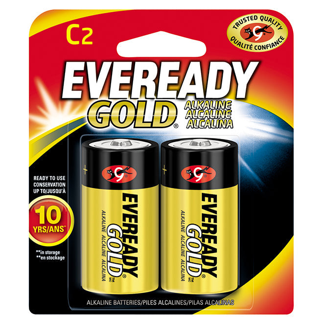 Eveready Gold C Battery - 2 Pack