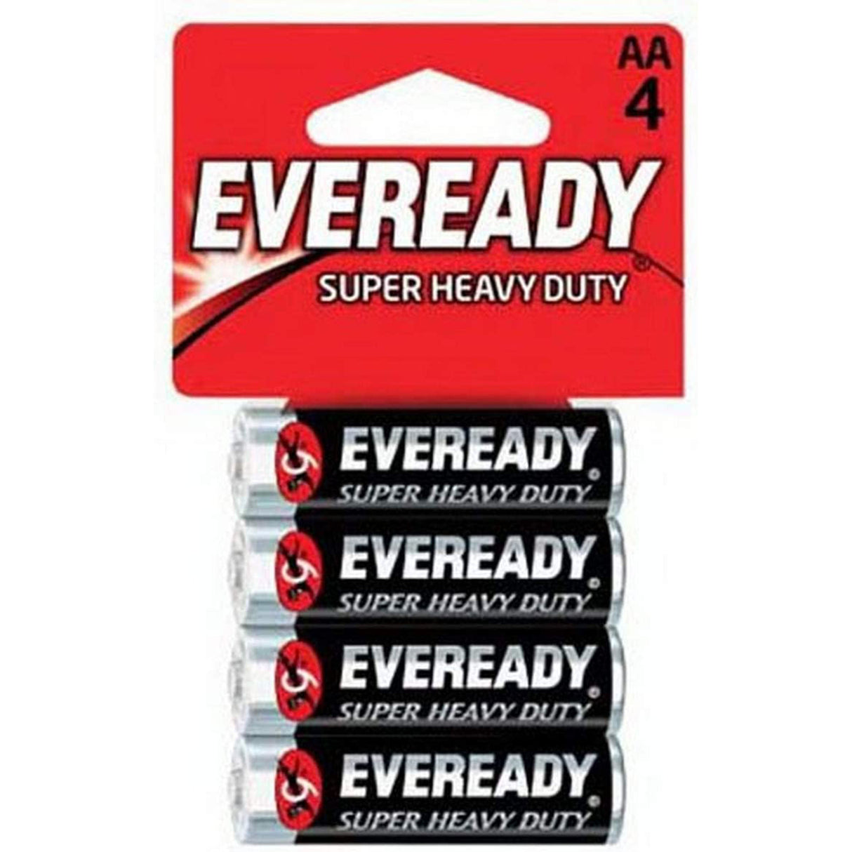 Eveready Super Heavy Duty AA Battery - 4 Pack