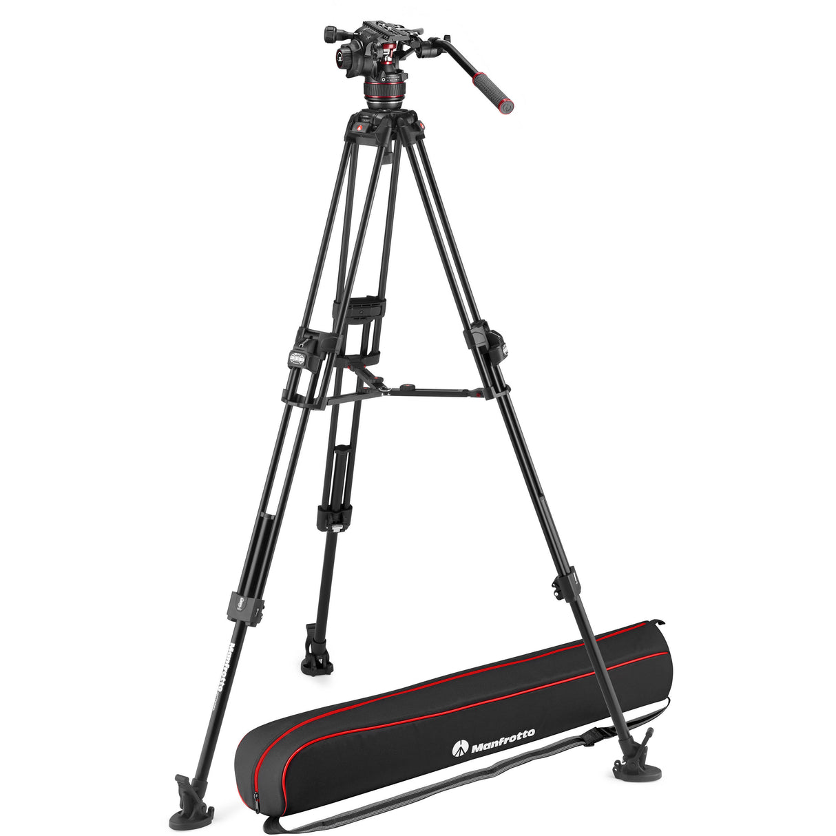 Manfrotto Nitrotech 608 Series with 645 Fast Twin Alu Tripod