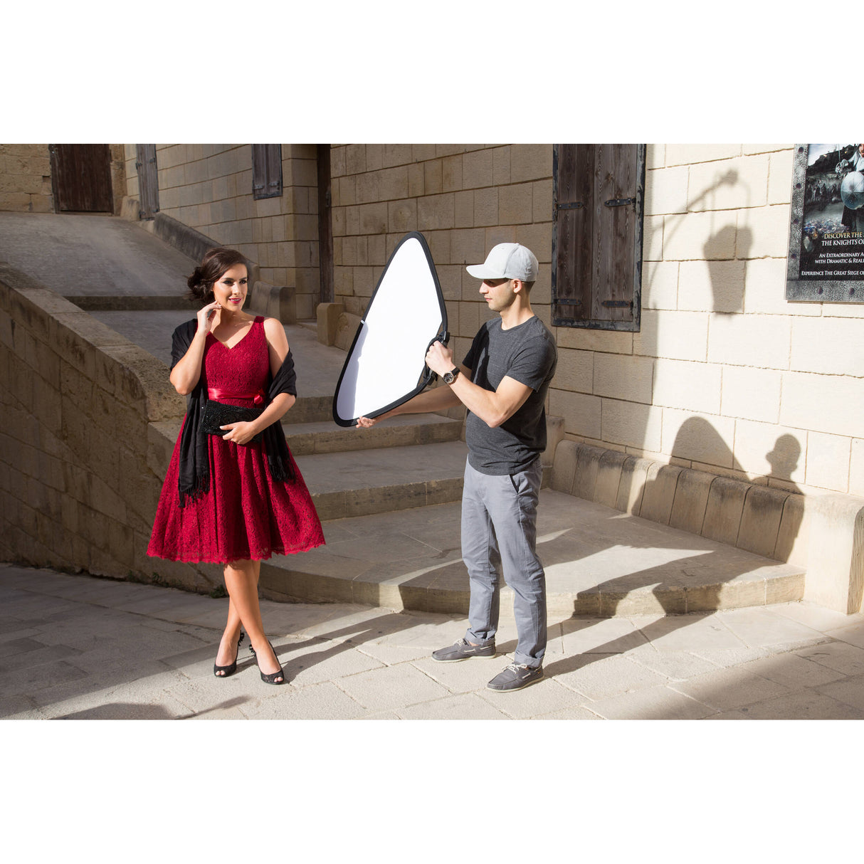 Lastolite TriGrip 30'' Reflector - Sunlite/Soft Silver
