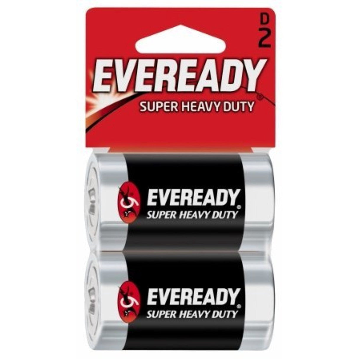 Eveready Super Heavy Duty D Battery - 2 Pack