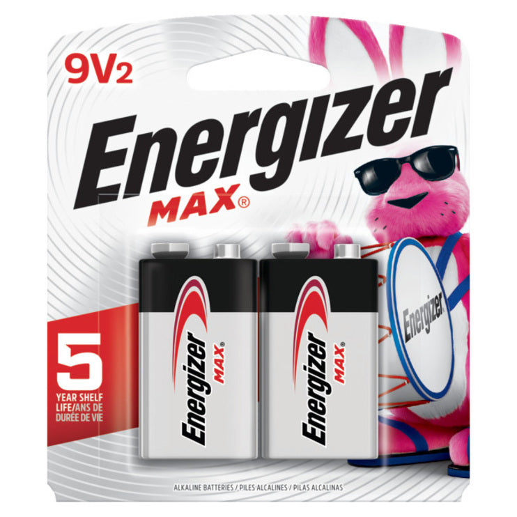 Energizer Max 9V Battery - 2 Pack