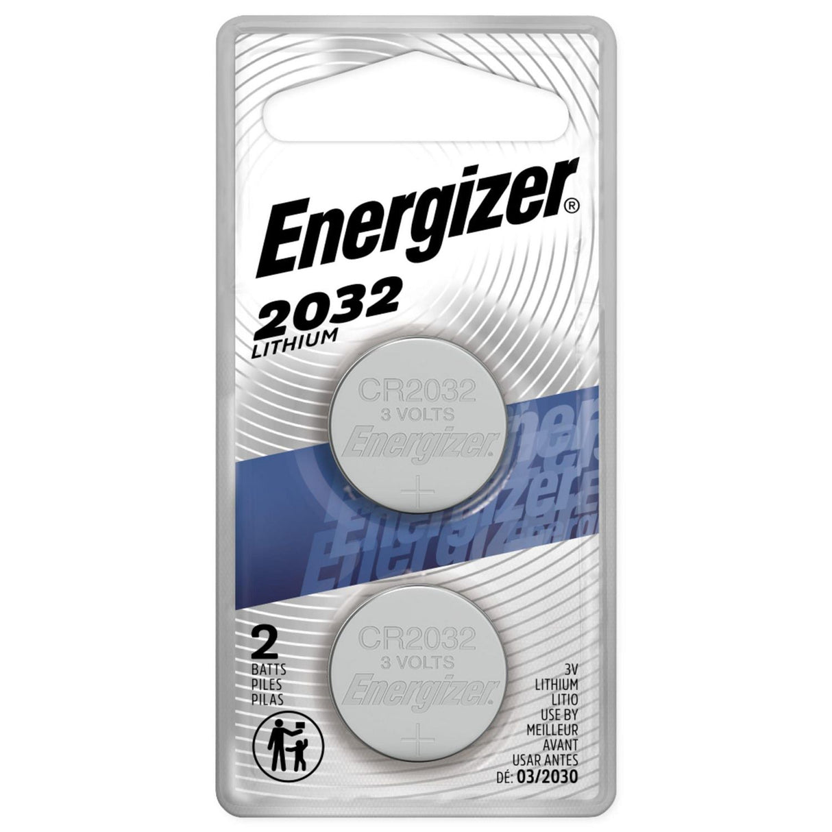 Energizer Lithium 2032 3V Battery - 2 Pack