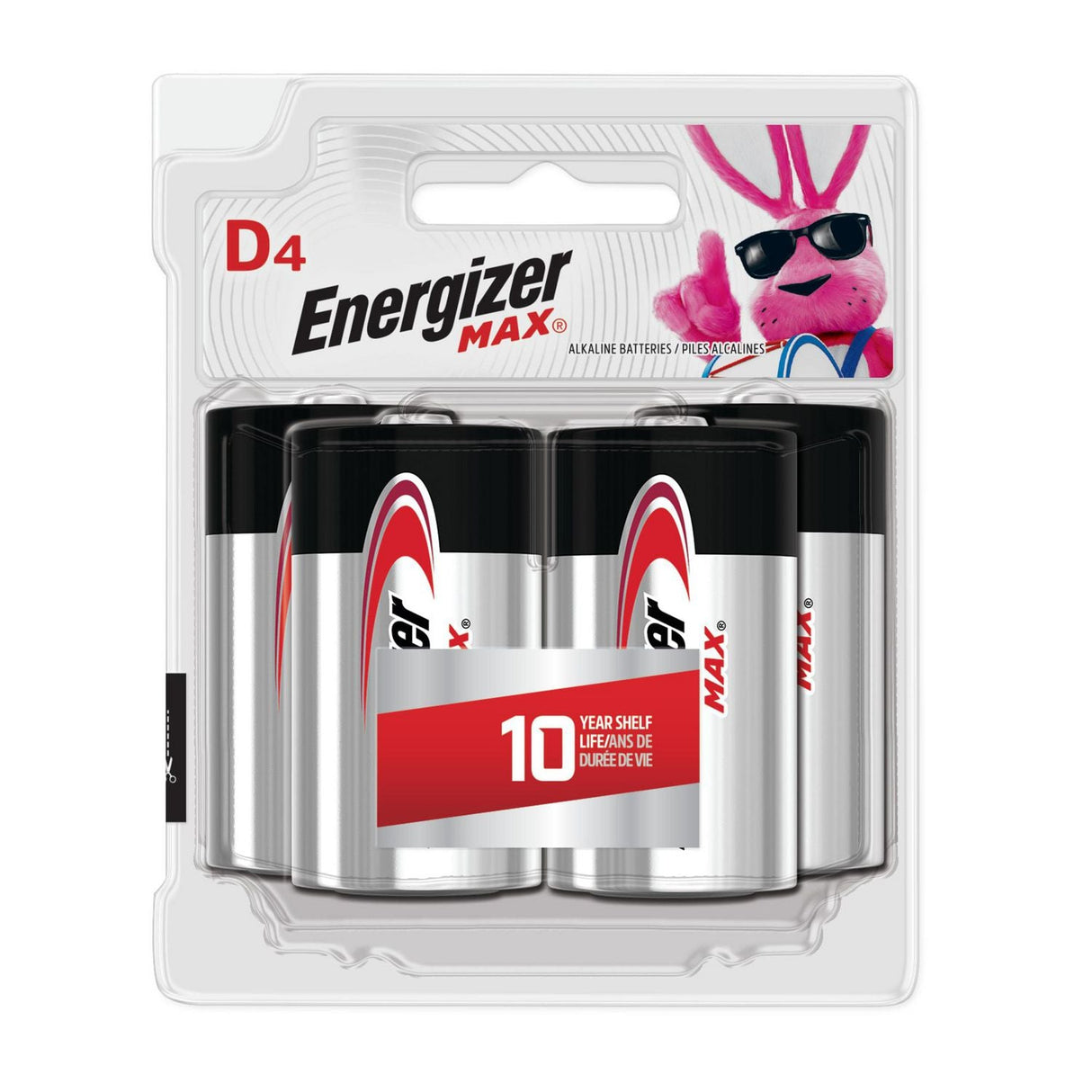 Energizer MAX D Battery - 4 Pack