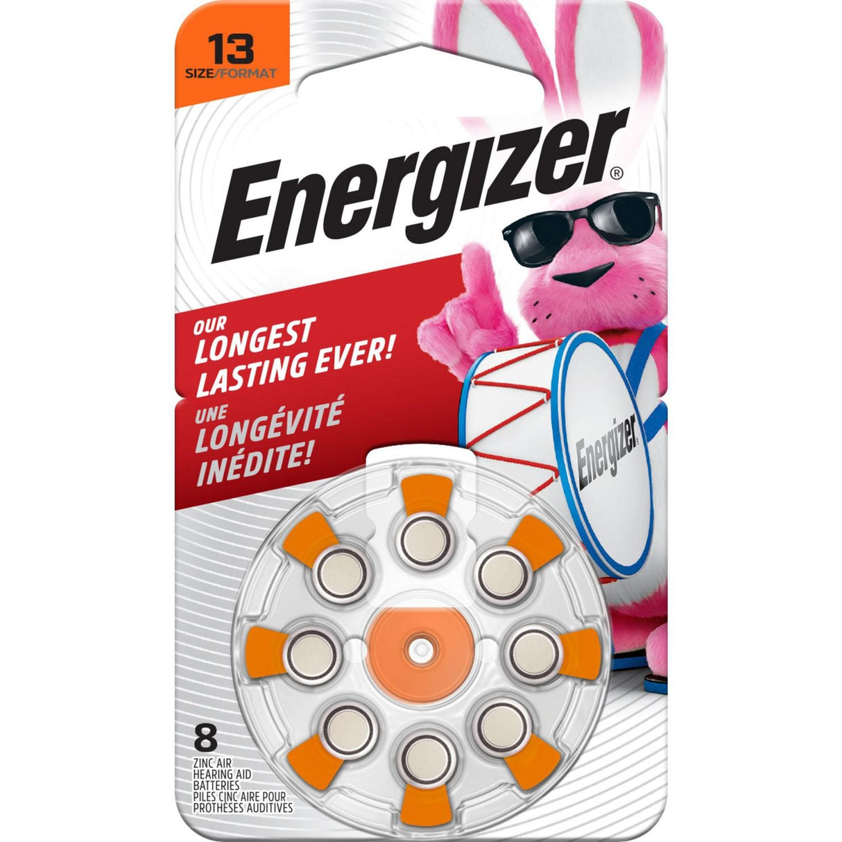 Energizer EZ Turn & Lock Size 13 Hearing Aid Battery - 8 Pack