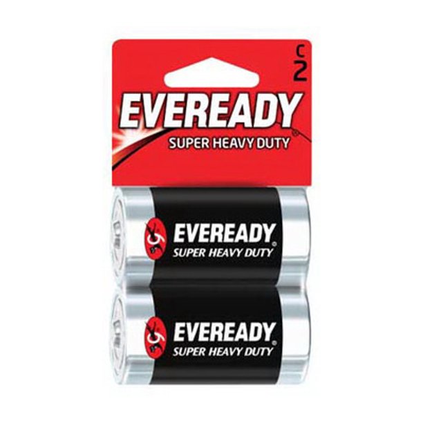 Eveready Super Heavy Duty C Battery - 2 Pack