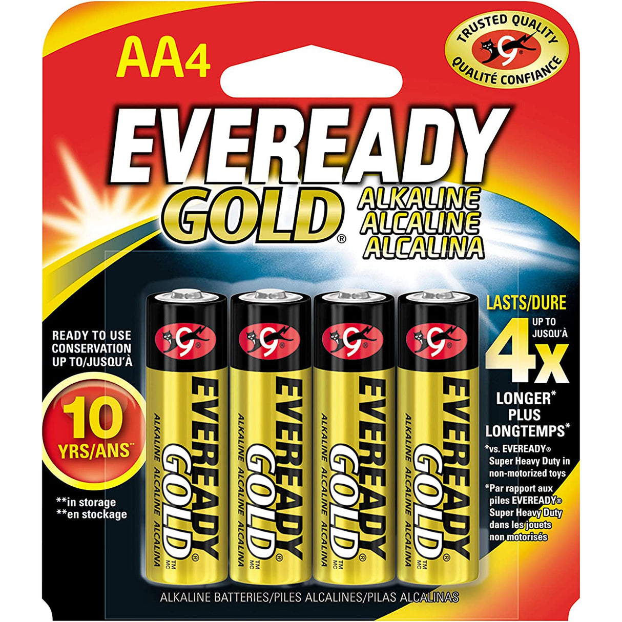 Eveready Gold AA Battery - 4 Pack