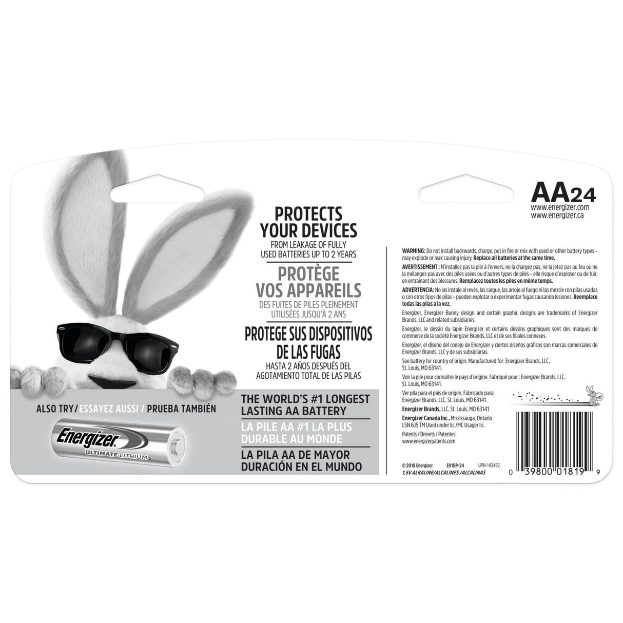 Energizer MAX AA Battery - Family 24 Pack