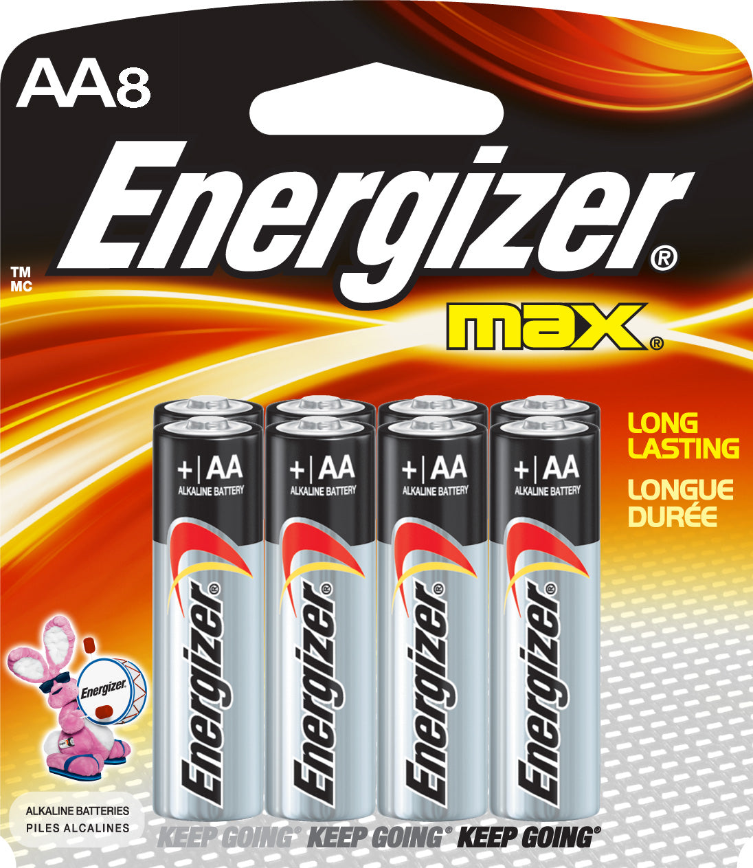 Energizer Max AA 1.5V Battery - 8 Pack