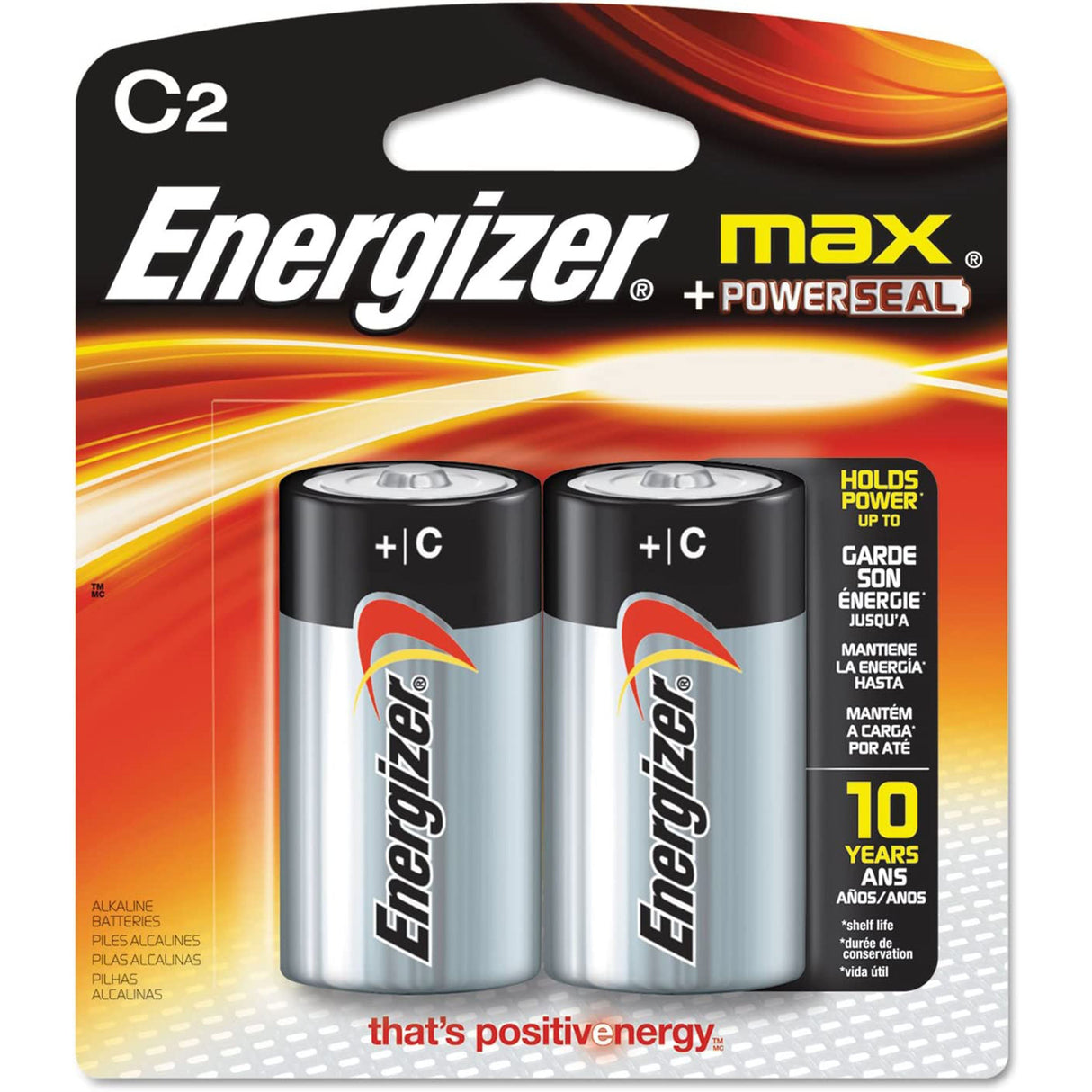 Energizer MAX C Battery - 2 Pack