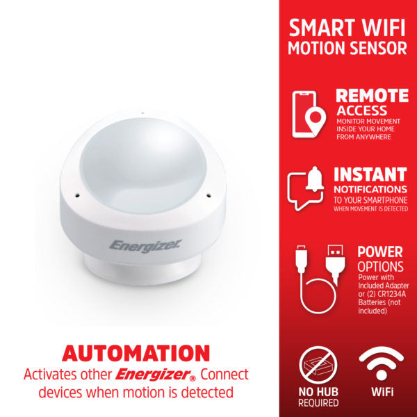 Energizer Smart Wifi Motion Sensor with Plug