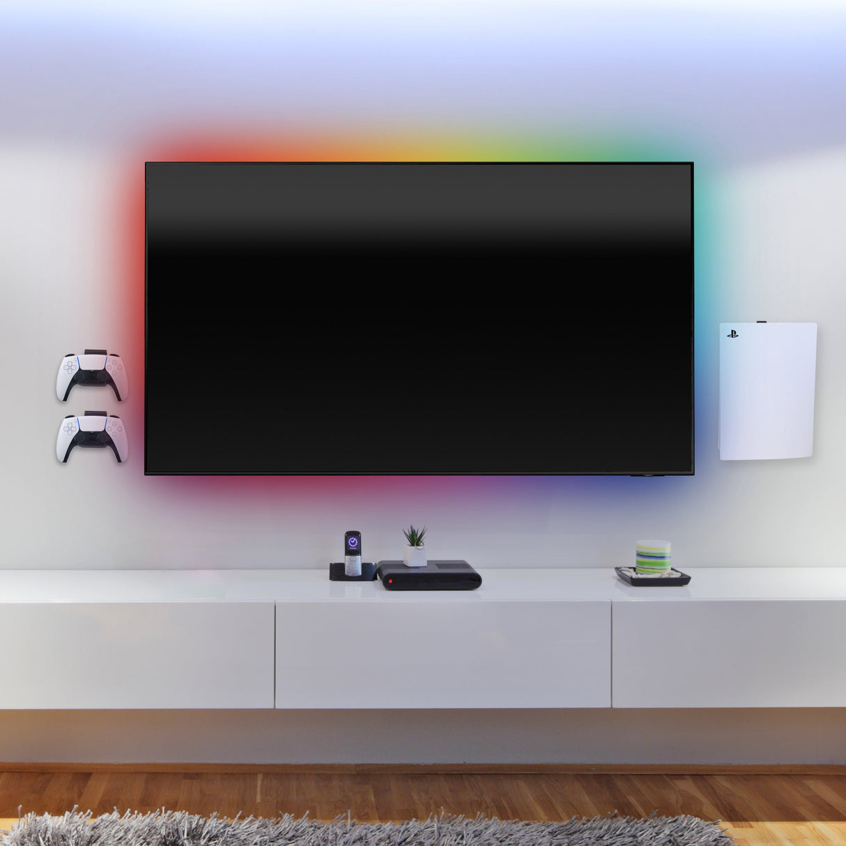 iQ Gaming Wall Mount for PS5 and Dual Controllers