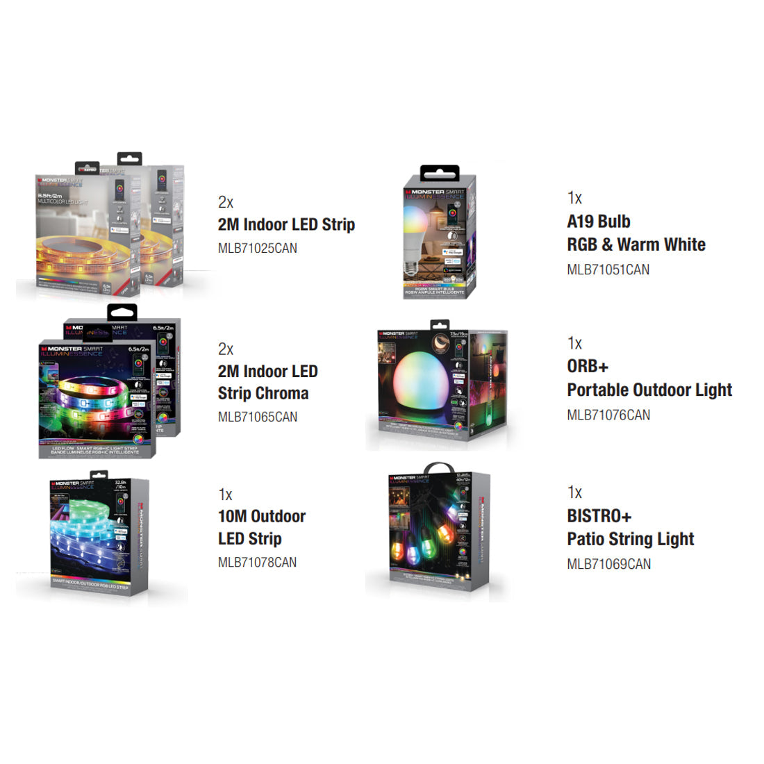 Monster Illuminessence Smart Lighting Variety Bund