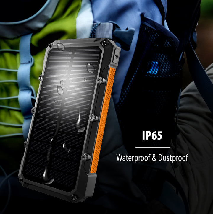 ToughTested ROC10 10,000mAh Solar Power Bank