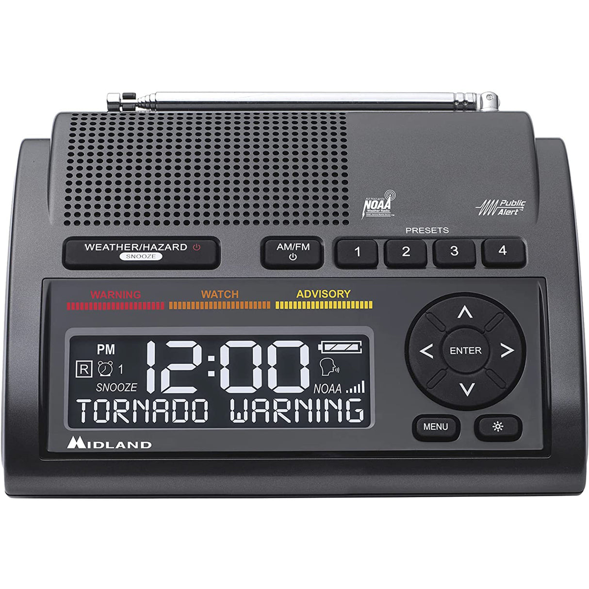 Midland 23 Code S A M E with AM/FM