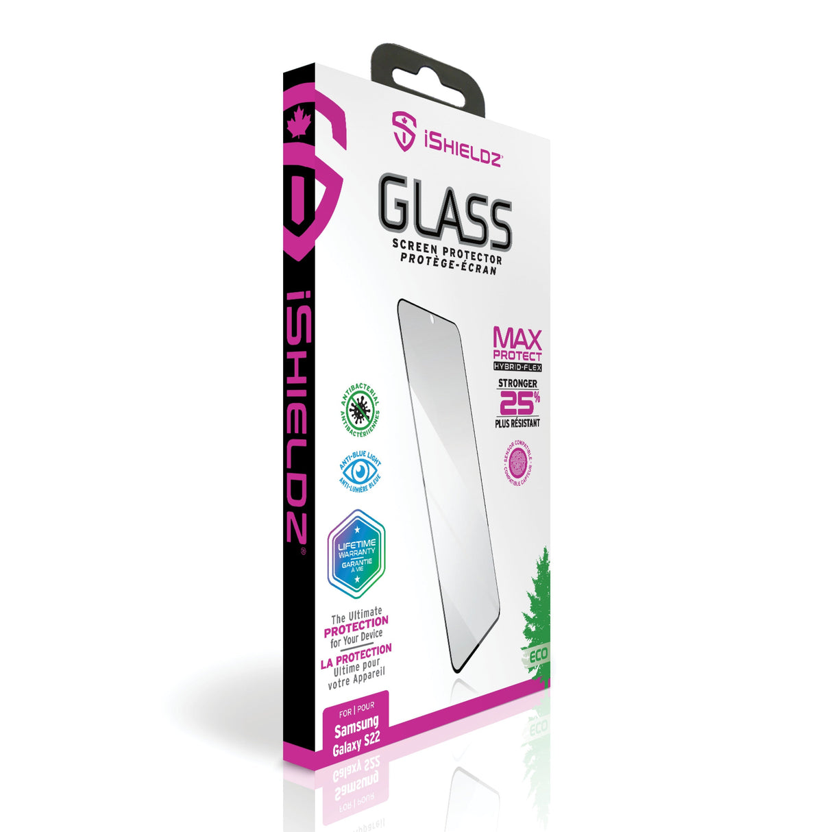 iShieldz MAX PROTECT Hybrid-Flex Glass Screen Protector Galaxy S22 / S23 Series